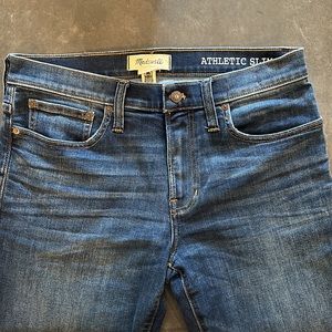 Madewell Men’s - Athletic Slim Jeans - Leeward Wash - Coolmax - 33 x 32